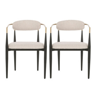 Nayalis Low Back Upholstered Dining Chairs