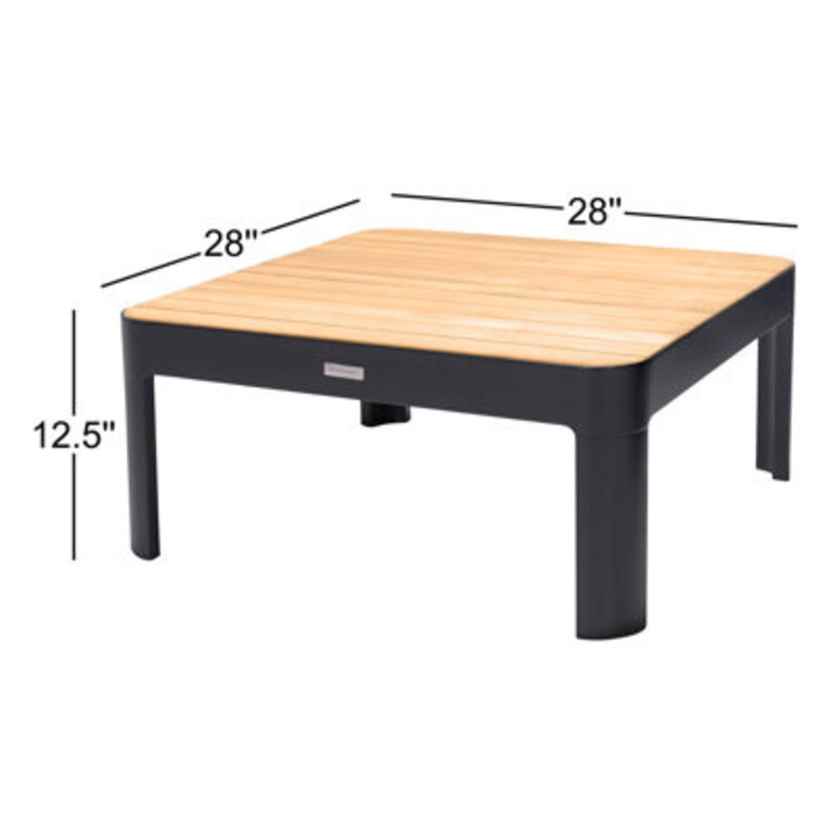 Brix Teak Patio Coffee Table