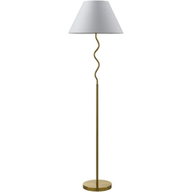 Hiram 623 Brass Floor Lamp