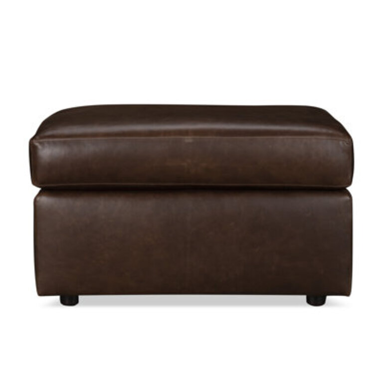 Savannah Leather Ottoman