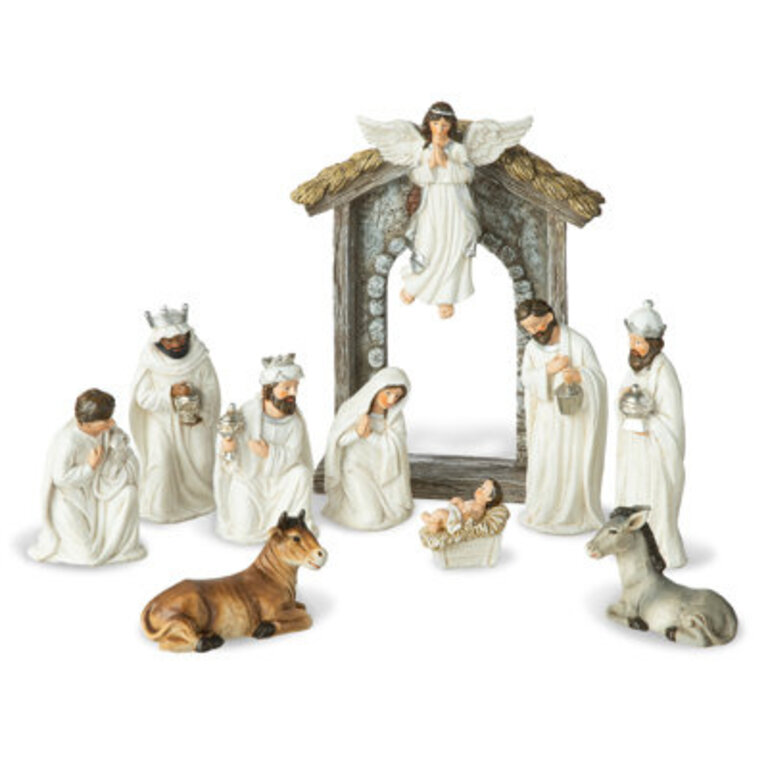 11 Piece Nativity Figurine Set