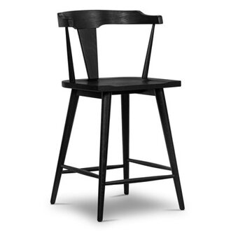 Agata Solid Wood Counter Stool