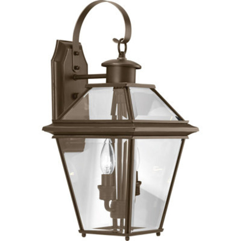 Calais 2 - Bulb 1875 H Glass Outdoor Wall Lantern