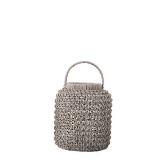 Woven Water Hyacinth Lantern