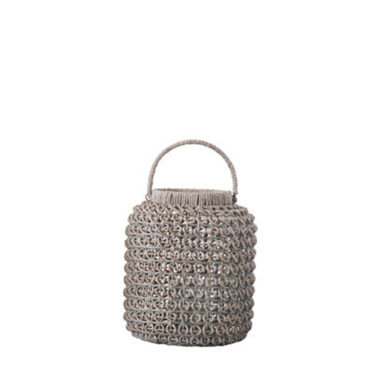 Woven Water Hyacinth Lantern