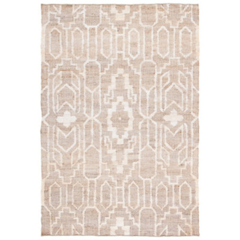 Artian Natural Fiber Flat Weave Jute Southwestern Rug