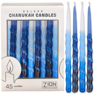 45 Piece Premium Hand Made Hanukkah Candle Set