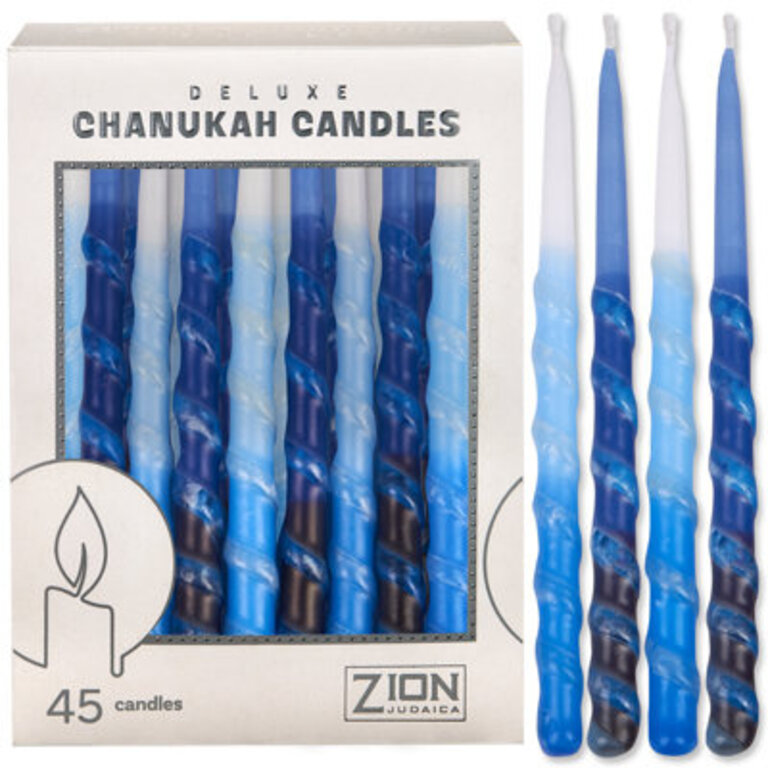 45 Piece Premium Hand Made Hanukkah Candle Set
