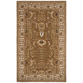Chattooga Oriental Hand-Tufted Wool Gold Area Rug