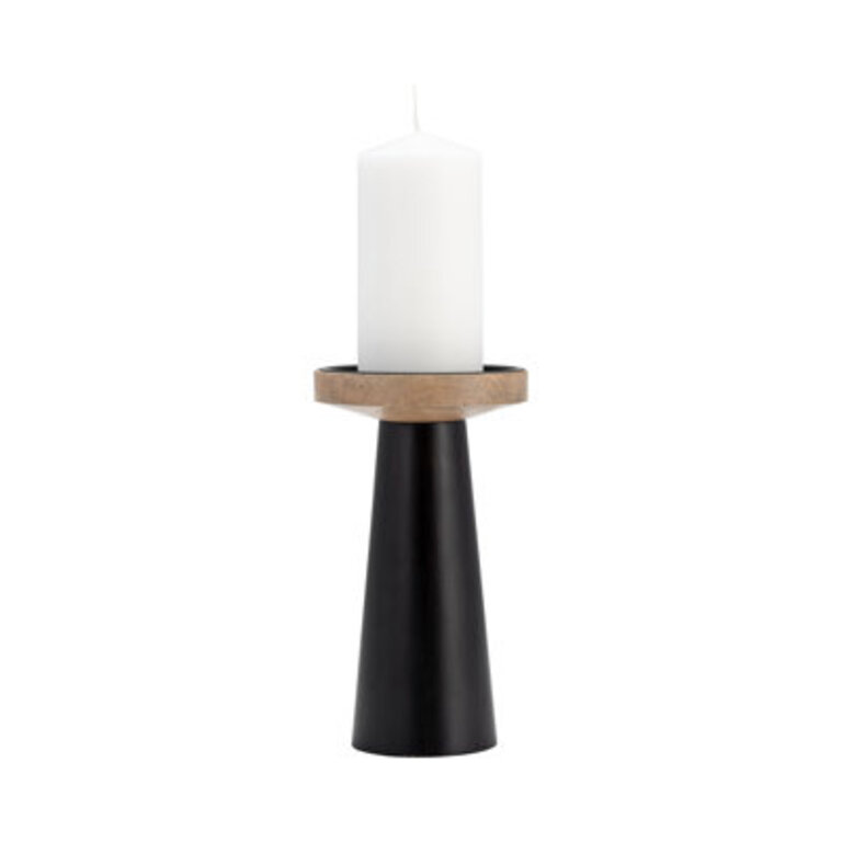 Colbin Wooden Flat Candle Holder Stand