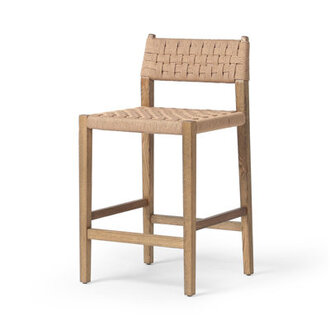 Mallory Woven Counter Stool
