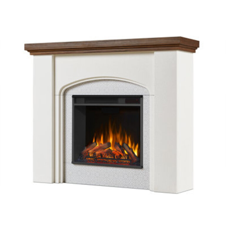 Anika 49 Electric Fireplace with Reversible Surround by Real Flame