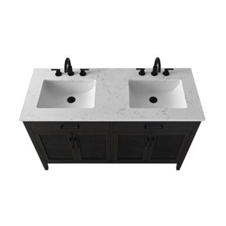 Sebastiano 54 Double Bathroom Vanity with Top