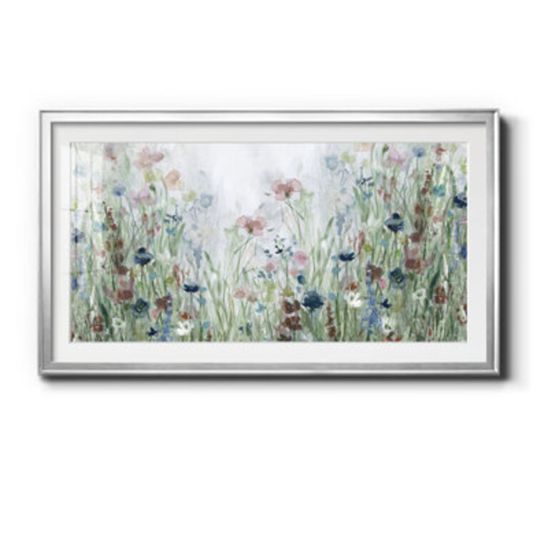 Wildflower Fields- Premium Gallery Framed Print - Ready To Hang