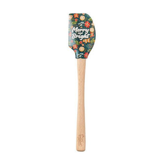 Spatulart Merry  Bright Wood Handled Spatula