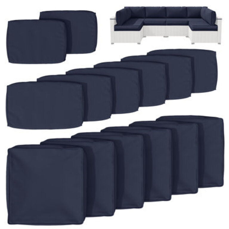 14-Piece Outdoor Seating Group Cushion Cover Only Covers