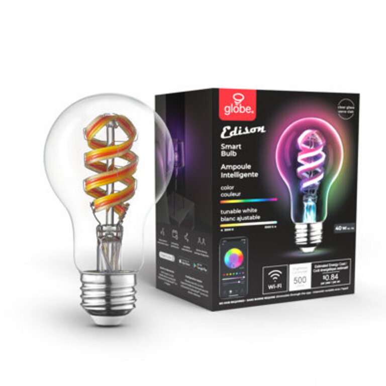 7 Watt 40 Watt Equivalent A19 LED Smart Dimmable Light Bulb Color Changing Tunable White E26Medium Standard Base