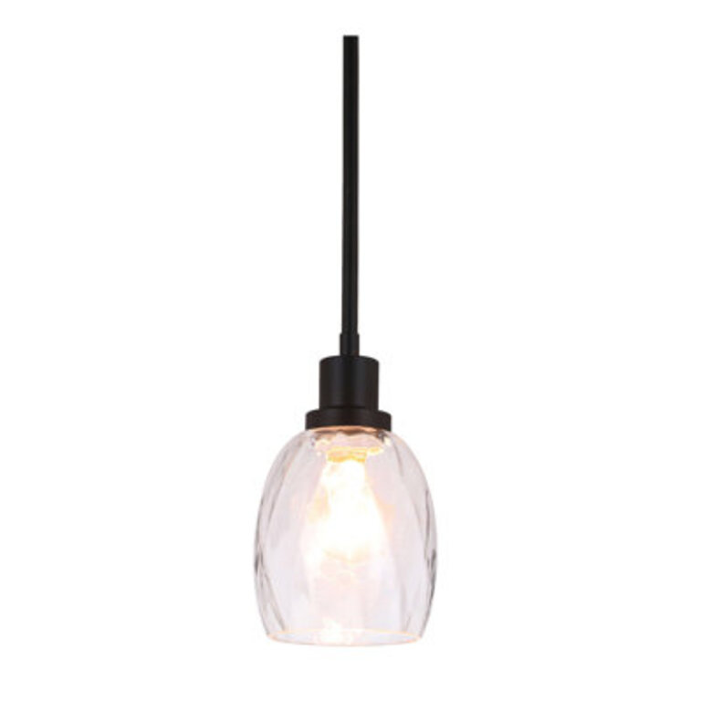 Pendant Light Modern 1 Light Mini Pendant Hanging Light With Clear Glass Adjustable Kitchen Hanging Ceiling Light In Xinbei-lighting