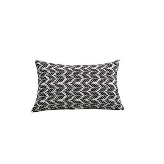 Liza Pillow Cover  Insert Rectangle in BlackWhite