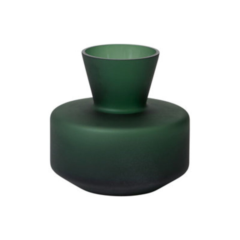 Green Glass Table Vase