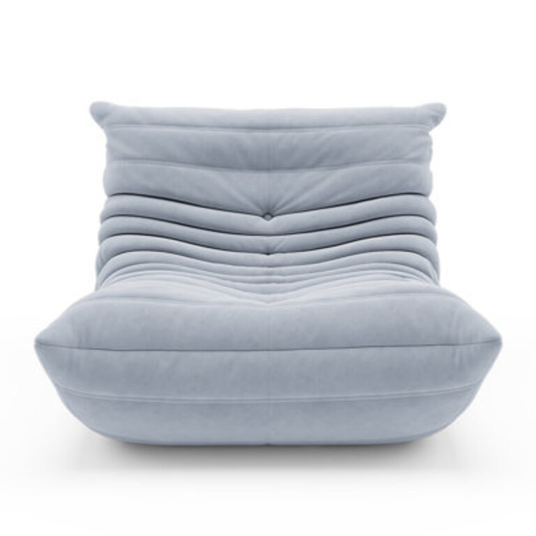 Danial Armless Bean Bag Chair Mid Century Foam Chair