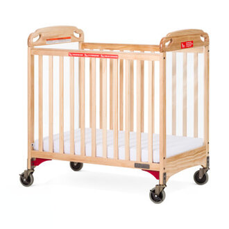 Safe Haven Professional Series Evacuation Mini Portable Crib with Mattress