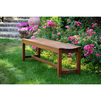 Fleur Solid Wood Bench