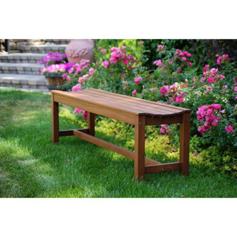 Fleur Solid Wood Bench