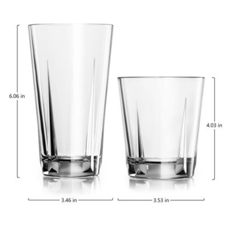 Libbey Monterrey 8-Piece Tumbler And Rocks Glass Set