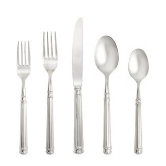 Nyssa 20 Piece 1810 Stainless Steel Flatware Set Service for 4