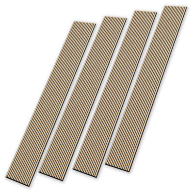 4PC x 106 x 126 3D AcousticSound proof Wood Slat Wall Panels Set of 4371 sq ft