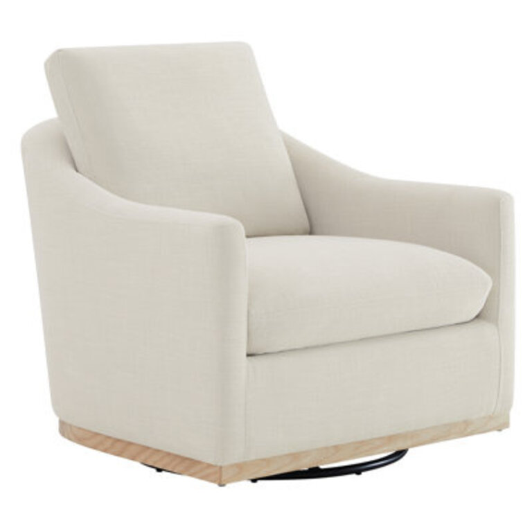 Deary 34 Wide Upholstered Swivel Barrel Chair