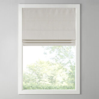 Galen Basketweave Cordless Room Darkening Single Roman Shade