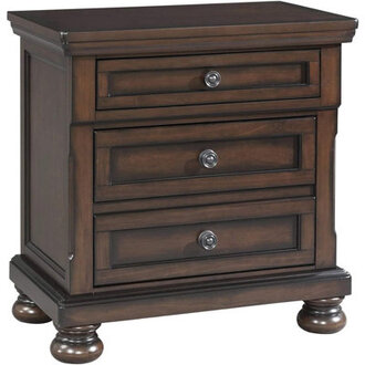 Audell 3 - Drawer Nightstand in Walnut