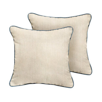 Jaclyn Corded Outdoor Square Pillow Cover  Insert
