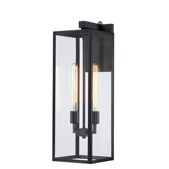 Pavillion  2-Light Outdoor Wall Light with Dusk to Dawn