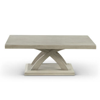 Almeta Cross Legs Coffee Table