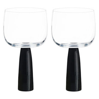 Peri 17oz Glass Gin Balloon Glass Stemware Set