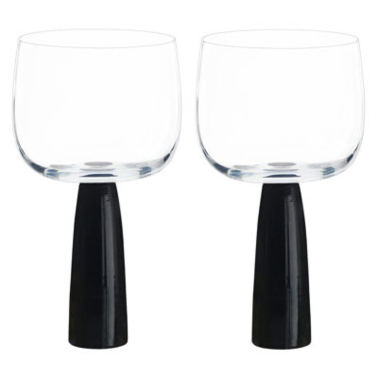 Peri 17oz Glass Gin Balloon Glass Stemware Set
