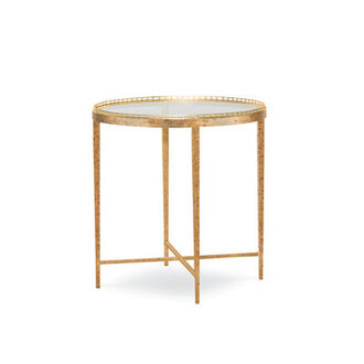 Details Occasional Glass Top End Table
