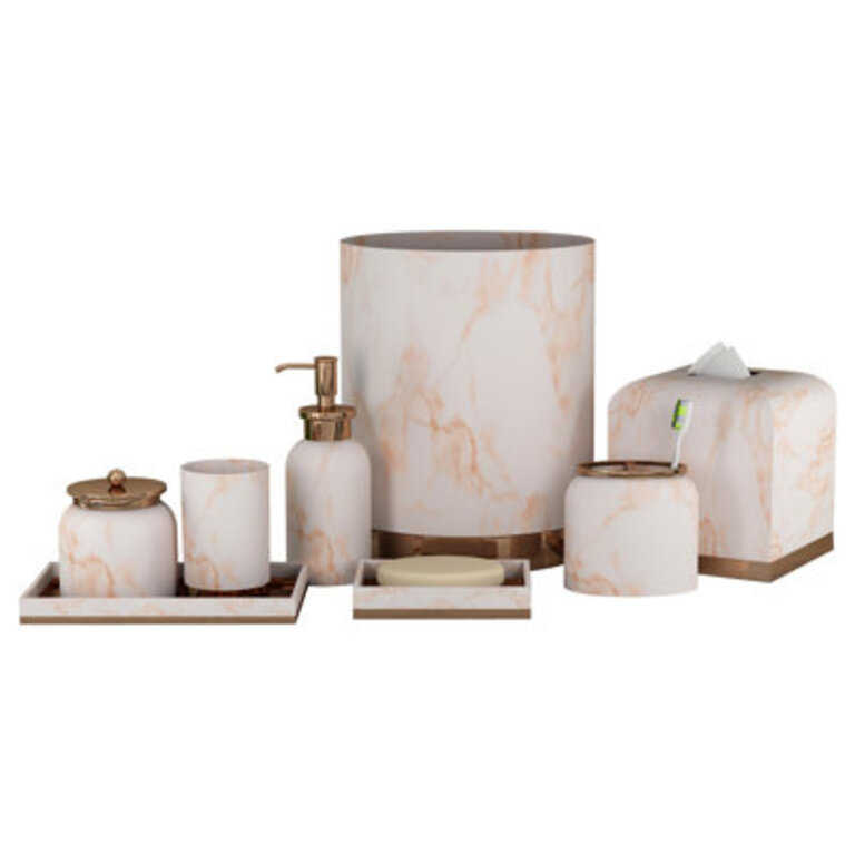 Misty 8 Piece Bathroom Accessory Set