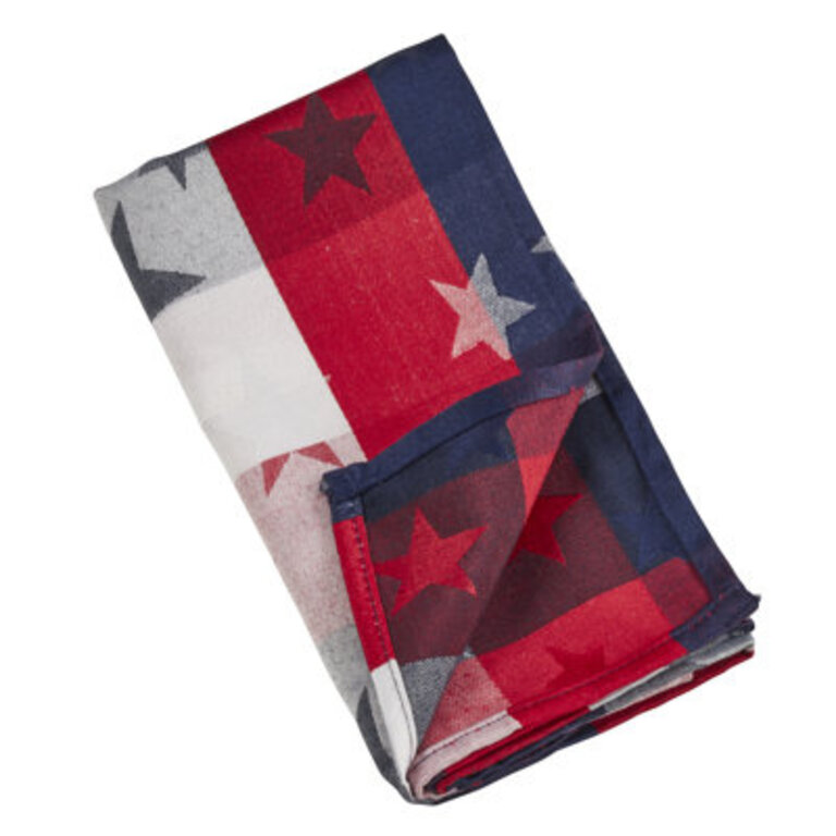 Seales Stars and Checkered 20 Cotton Napkin