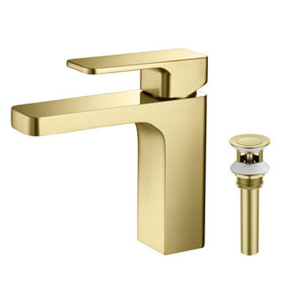 Blaze Single-Hole Single-handle Bathroom Faucet with Drain Assembly