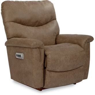 James Power Rocking Recliner with Power Headrest and Lumbar