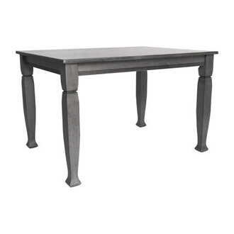 Solid Wood Commercial Grade Dining Table with Turned Legs