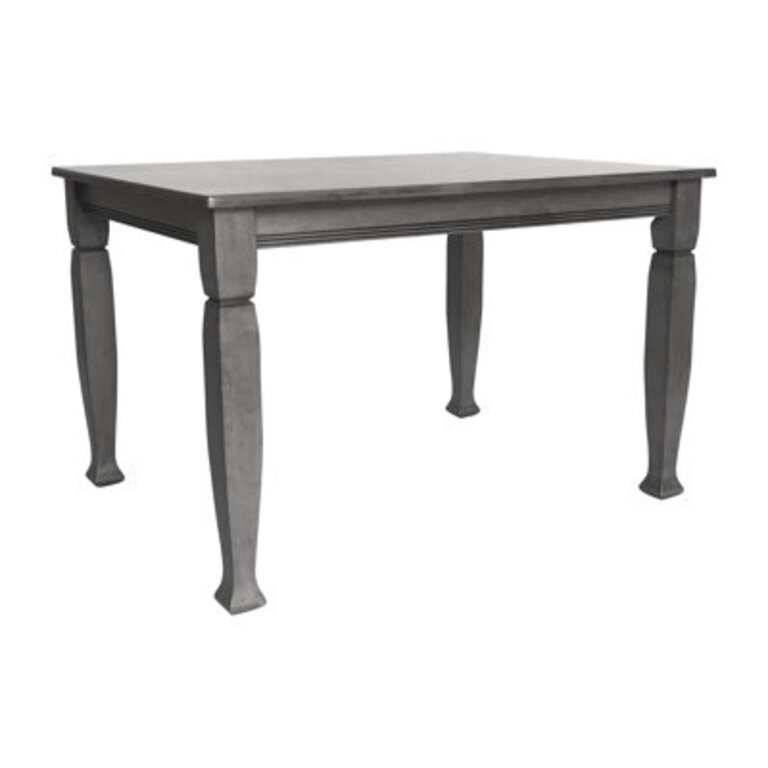 Solid Wood Commercial Grade Dining Table with Turned Legs