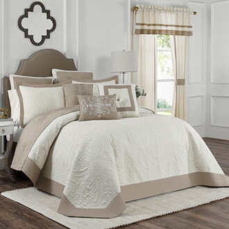 Bensonhurst Modern  Contemporary Polyester Plain Weave Bedspread