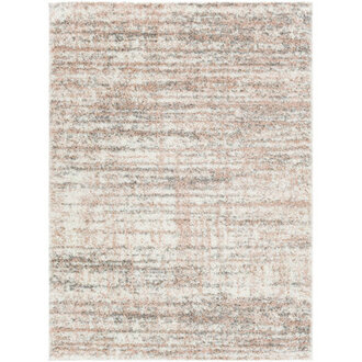 Mciver Power Loom CreamMedium GrayPale PinkLight Gray Pink Rug