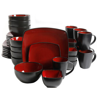 Gibson Soho Lounge Red 40 Piece - 12813840R