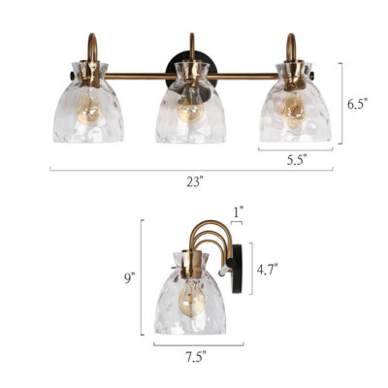 Almine 3 - Light Dimmable Vanity Light